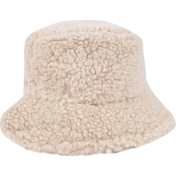 Faux Fur Bucket Hat Fuzzy Warm Sherpa Winter Men Women Teens Unisex main image 5